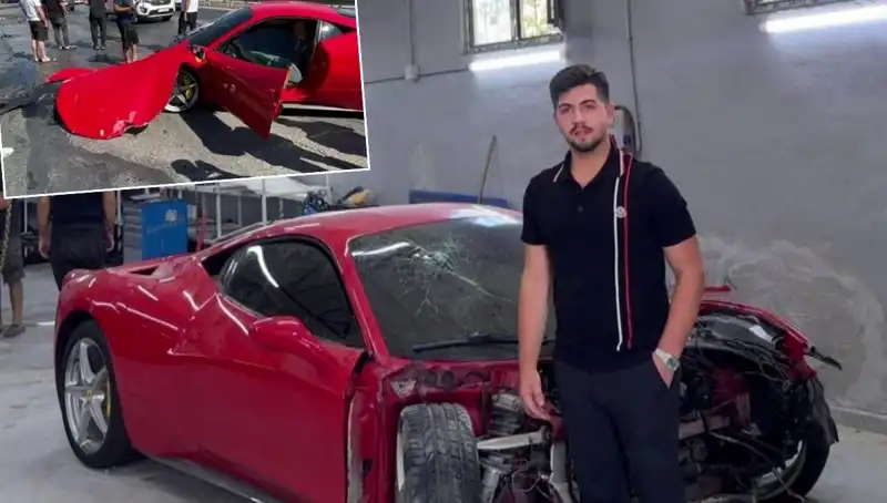 Ferrari Tutkusu Tehlikeye Girdi: 15 Milyonluk Araba Hurdaya Çıktı