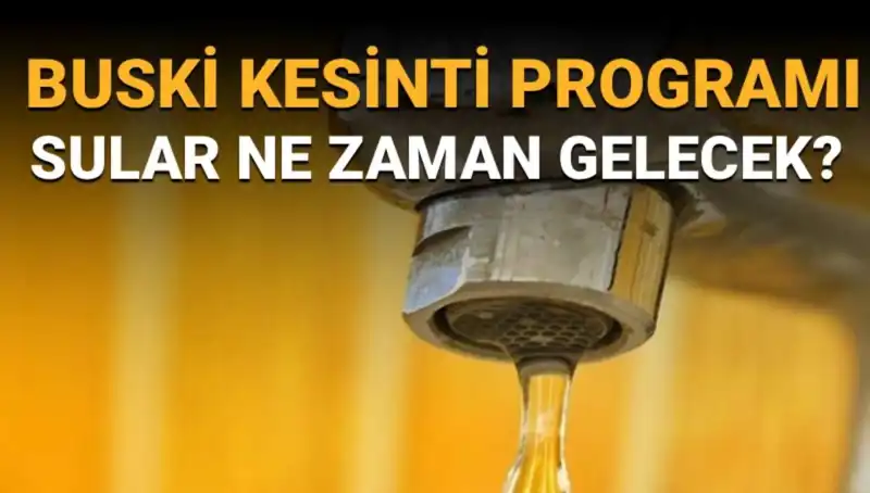 Bursa Nilüfer’de Su Kesintisi Ne Zaman Bitecek? BUSKİ Açıklıyor!