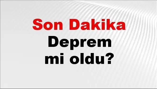Kütahya'da Heyecan Yaratan Deprem: Detaylar Geliyor!