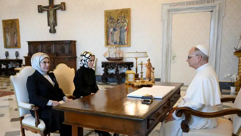Emine Erdoğan ve Papa Leo: Gazze’nin Geleceği Üzerine Çarpıcı Görüşme