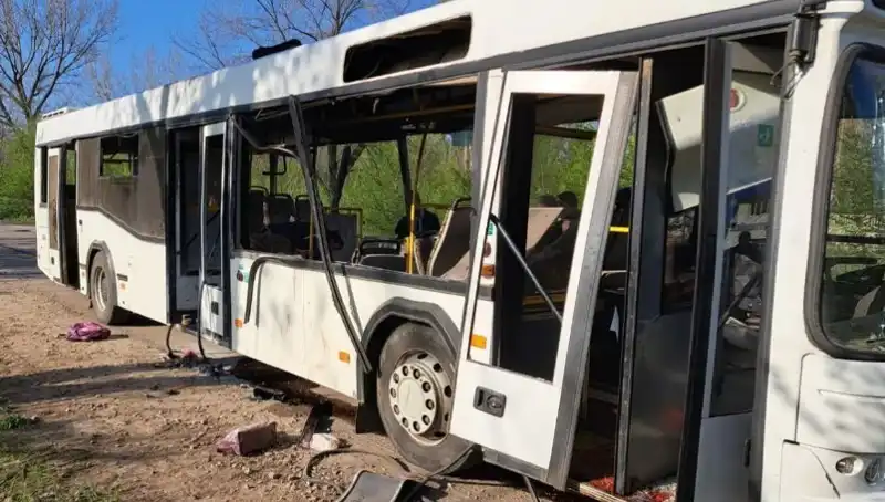 Rusya’nın Saldırısı: İşçileri Taşıyan Otobüse Düzenlenen Saldırıda 9 Ölü, Çok Sayıda Yaralı!