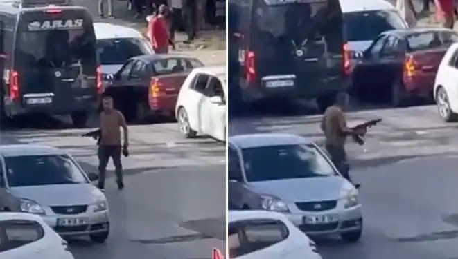 Başakşehir'deki Korku Dolu Anlar: Pompalı Tüfekle Sokağı Kapatan Adam